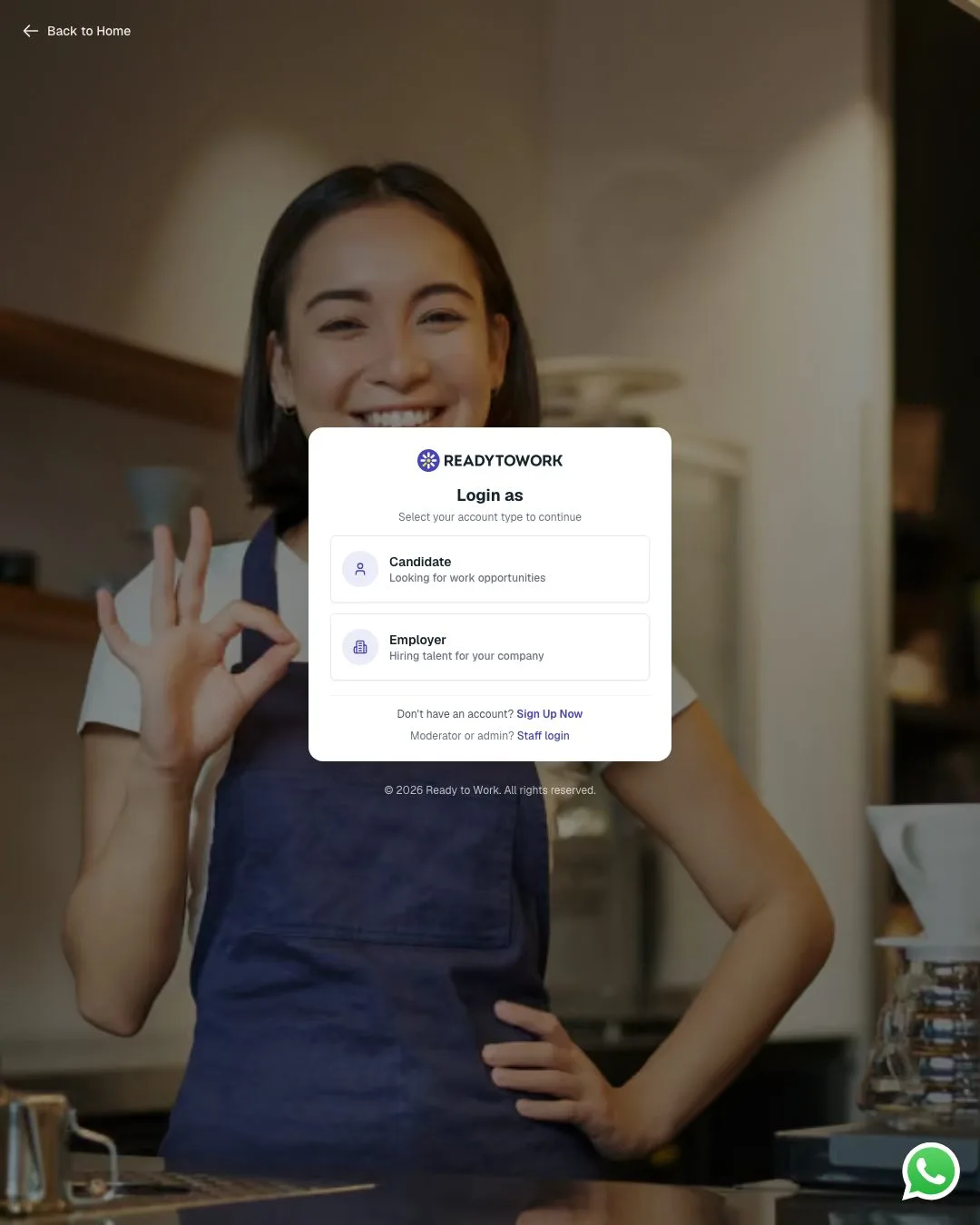 ReadyBot AI recruitment platform